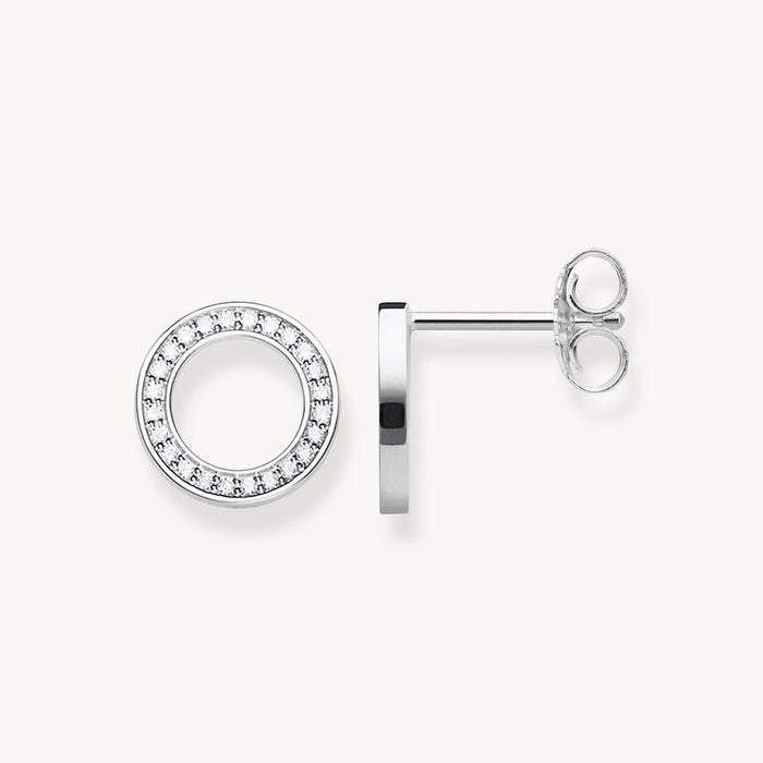 Circles Earrings in Silver