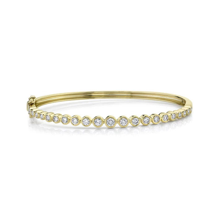 Diamond Bangle in Yellow